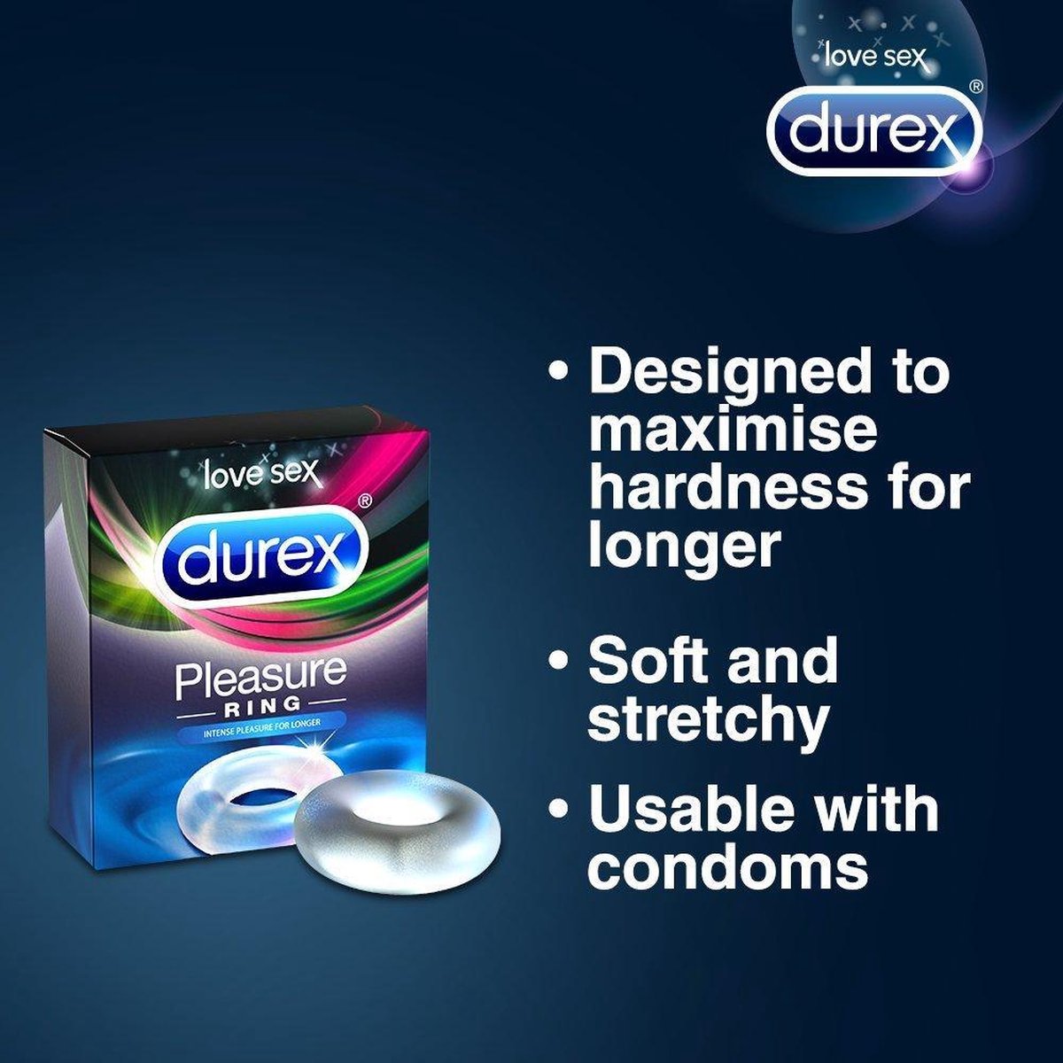 Durex Play Pleasure Ring 1 stuk