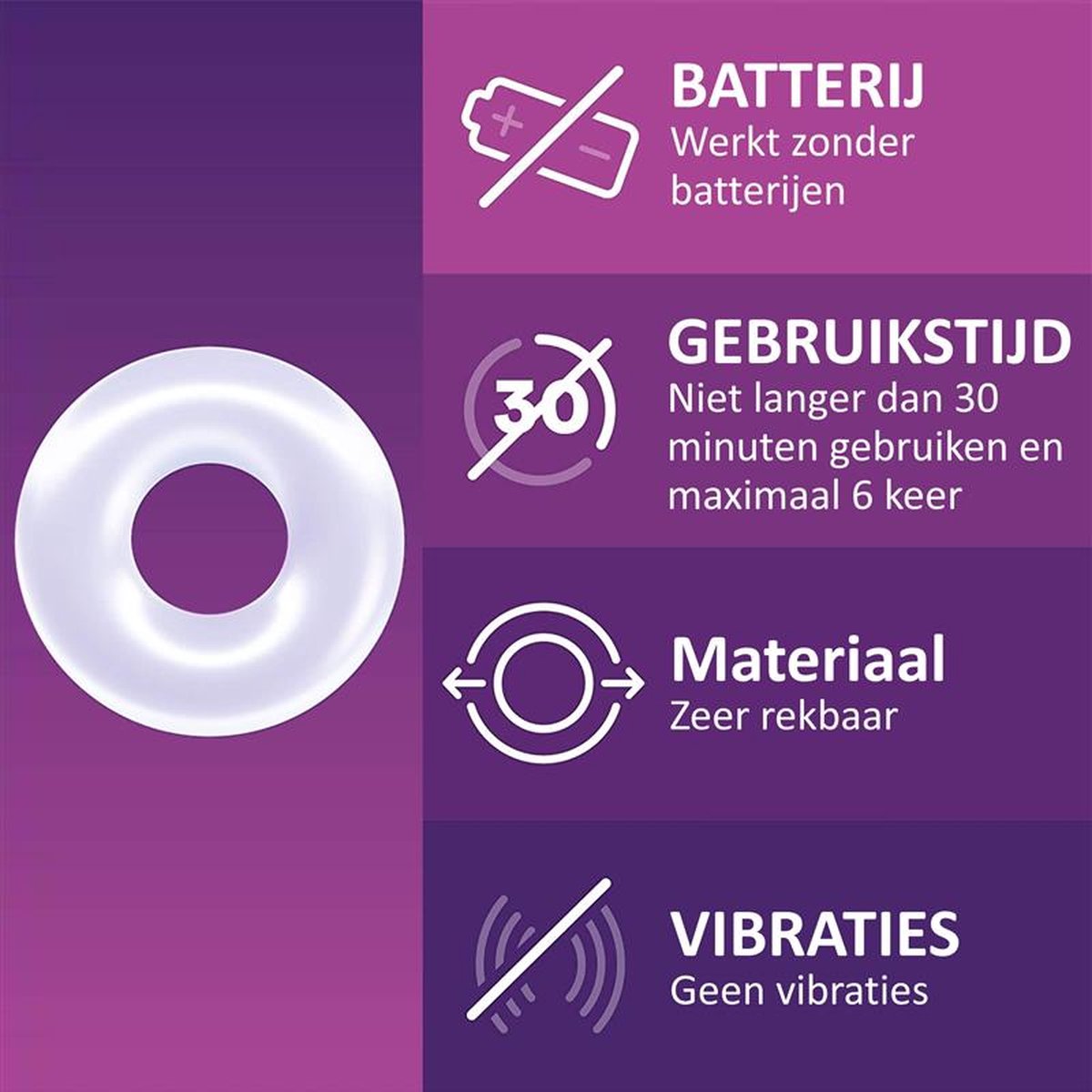 Durex Play Pleasure Ring 1 stuk