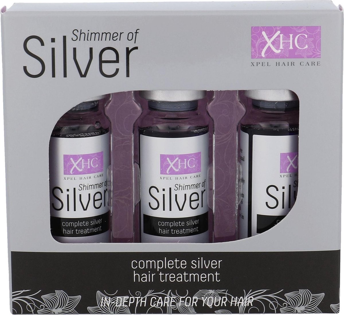 XHC Shimmer Hair Treatment - 3x12ml - Silver