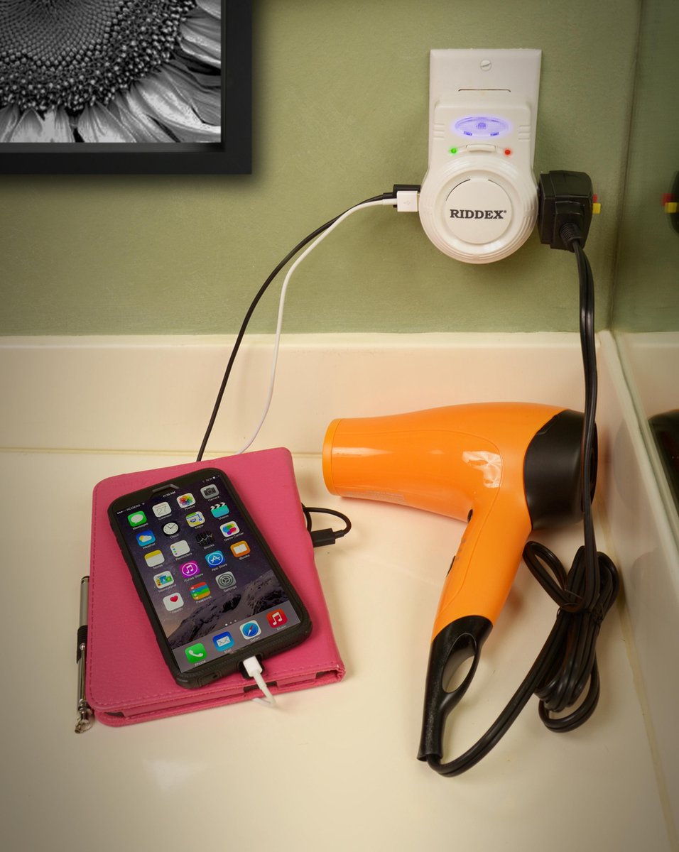 Bekend van TV Riddex Plus Charge - Ongedierte Verjager Set