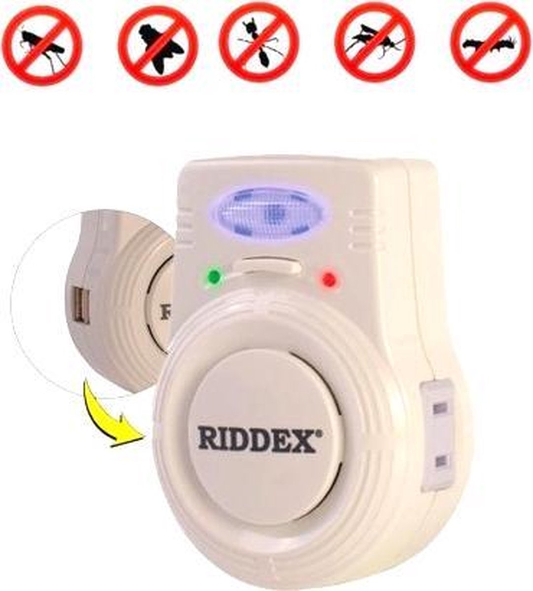 Bekend van TV Riddex Plus Charge - Ongedierte Verjager Set