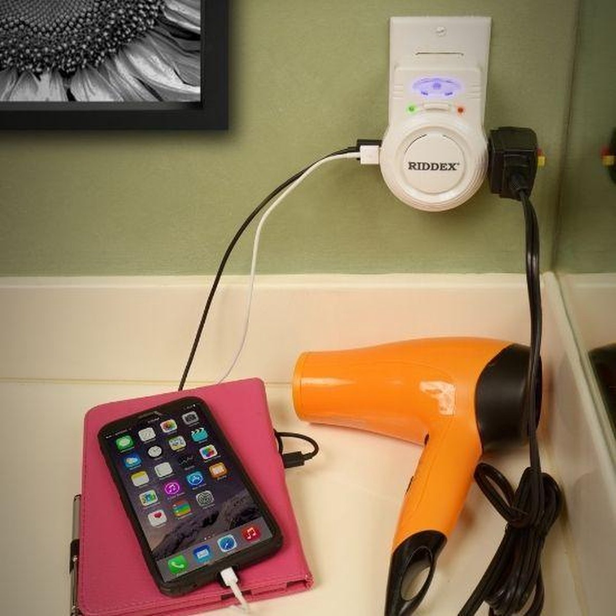 Bekend van TV Riddex Plus Charge - Ongedierte Verjager Set