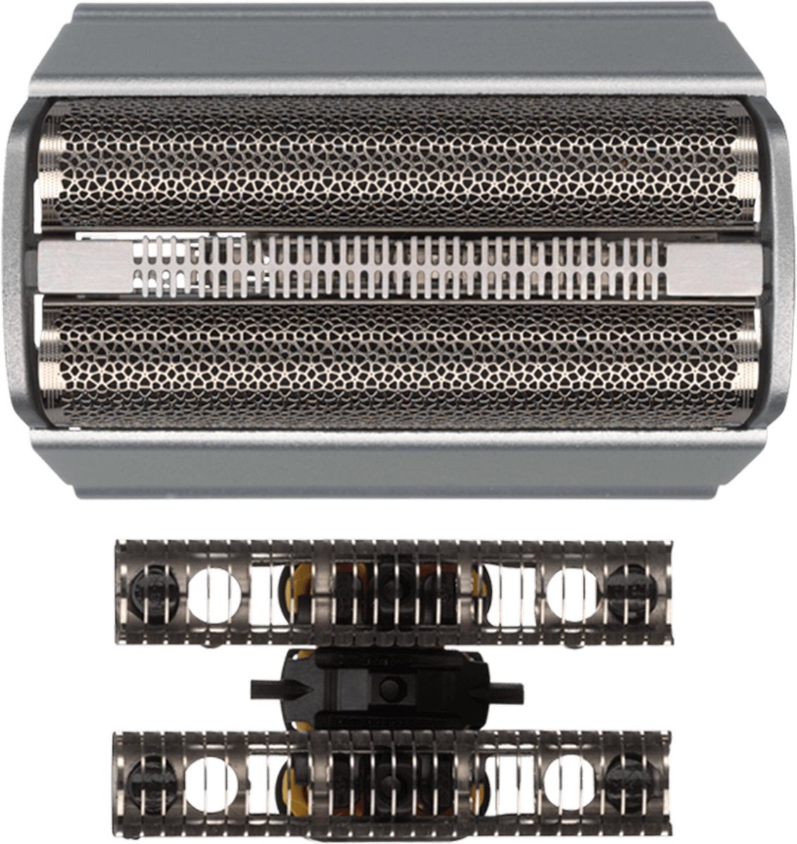 Braun 31S Zilver 5000-6000 serie scheerblad en messenblok - Zwart