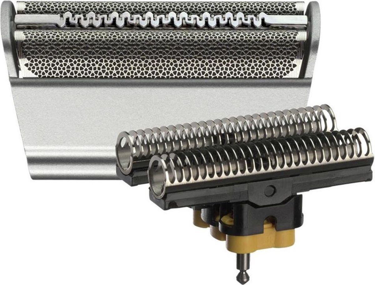 Braun 31S Zilver 5000-6000 serie scheerblad en messenblok - Zwart