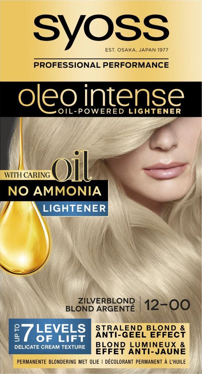 Syoss Haarverf - Oleo Intense 12-00 Zilverblond
