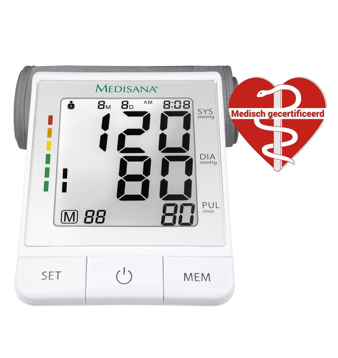 Medisana Bovenarm Bloeddrukmeter - BU 530 Connect - Verde
