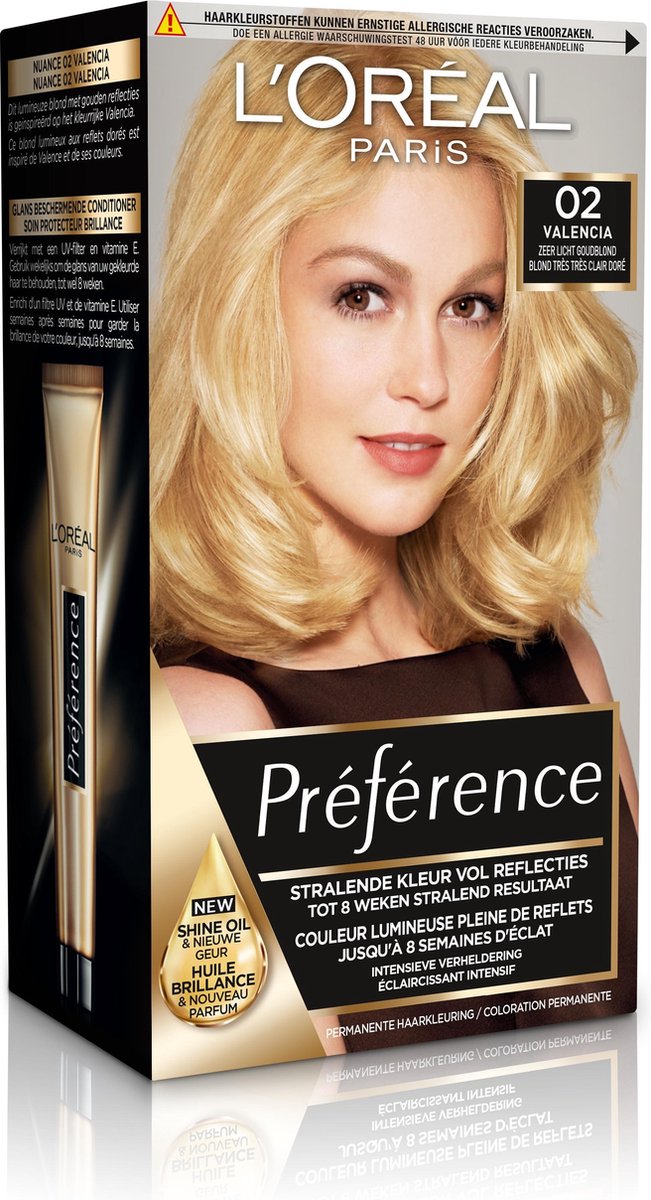 L'Oreal Paris L&apos;Oreal Paris Préférence Haarverf - 02 Blond