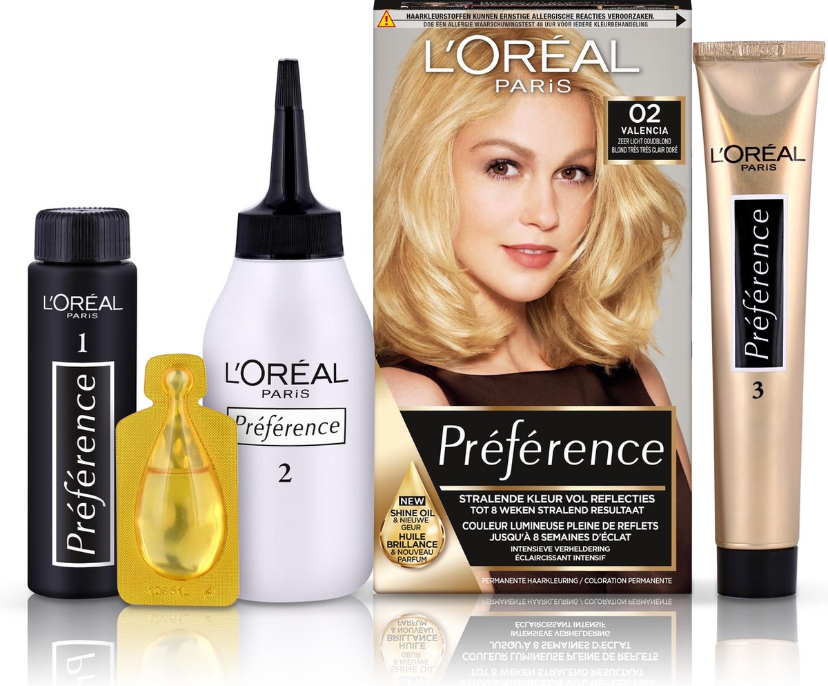 L'Oreal Paris L&apos;Oreal Paris Préférence Haarverf - 02 Blond