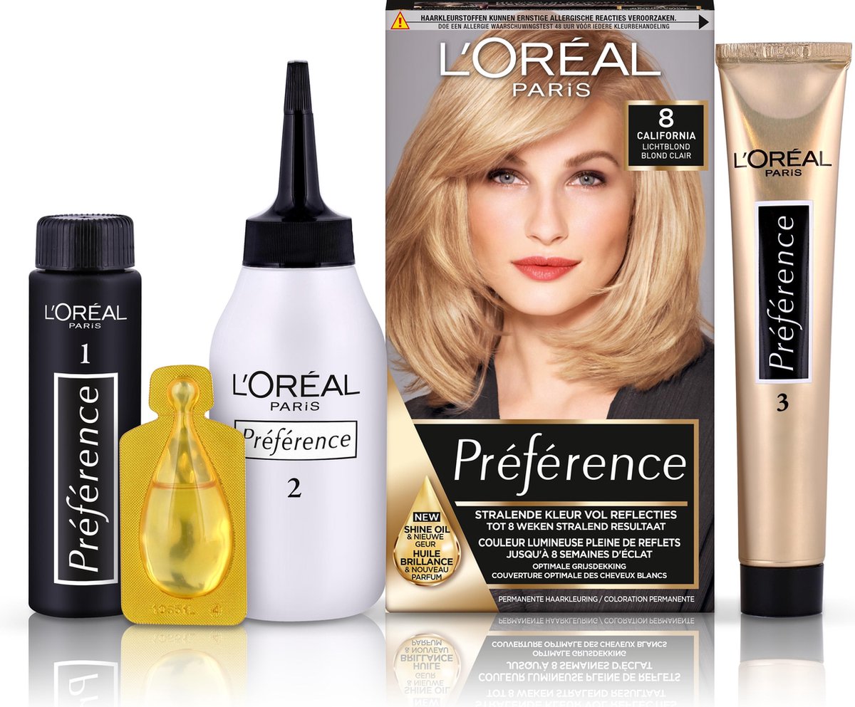 L&apos;Oreal Paris Préférence Haarverf - 08 California Blond Clair