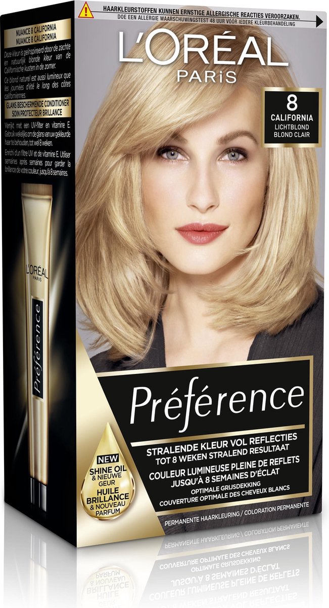 L&apos;Oreal Paris Préférence Haarverf - 08 California Blond Clair