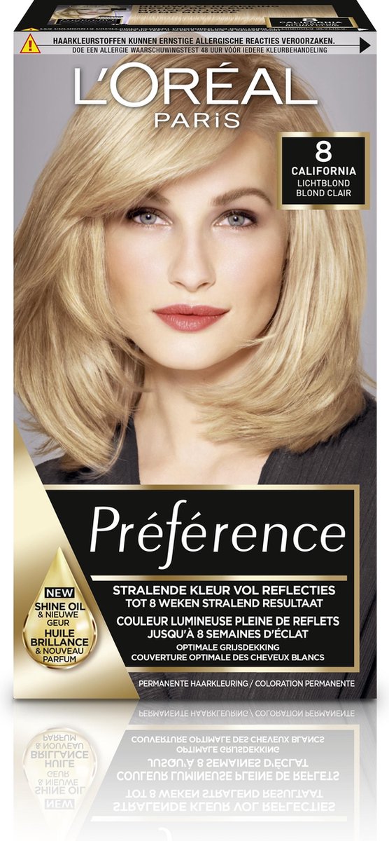 L&apos;Oreal Paris Préférence Haarverf - 08 California Blond Clair