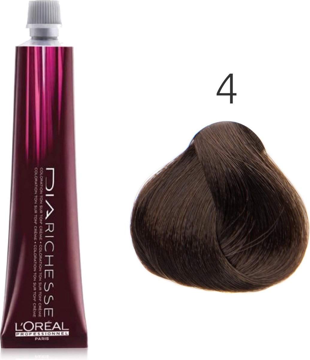 L'Oreal Paris L'Oréal Semi-permanente Haarkleuring Middelbruin 4 - 50ml