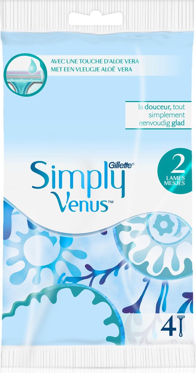 Gillette Simply Venus Wegwerpmesjes - 4 stuks