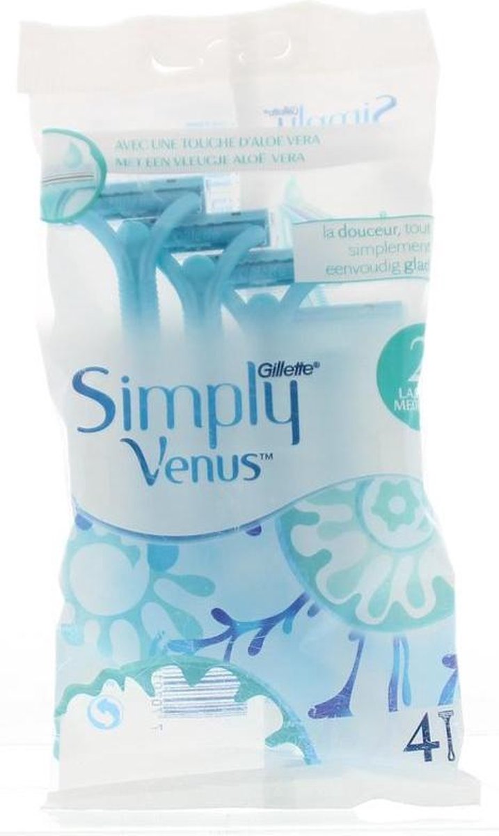 Gillette Simply Venus Wegwerpmesjes - 4 stuks