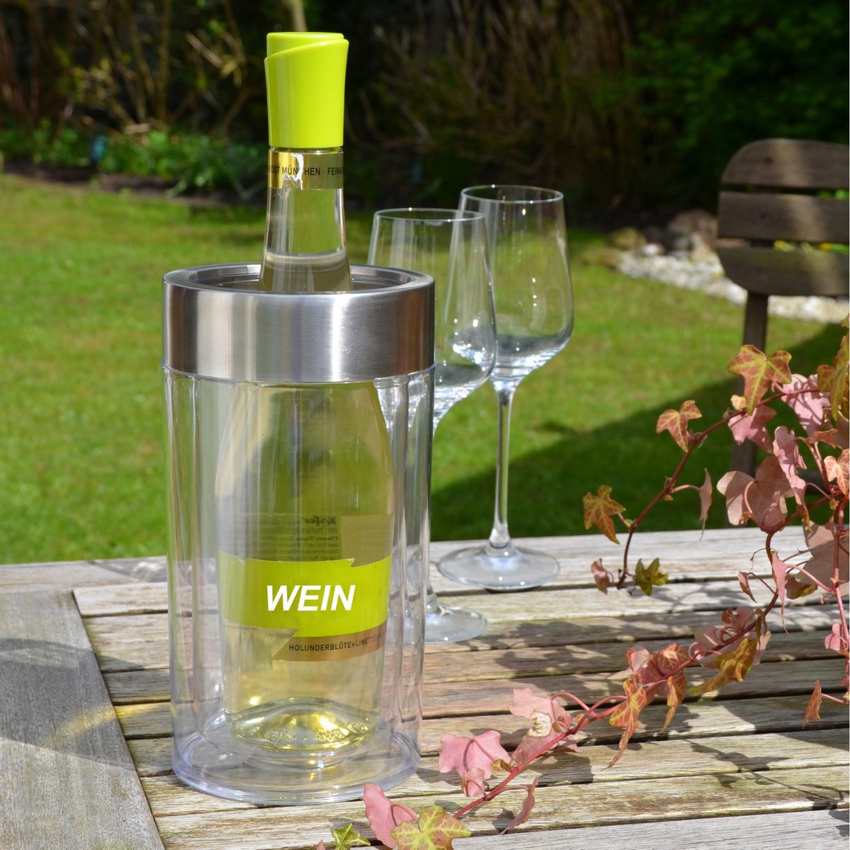 Huismerk Premium Wijnkoeler - Transparant