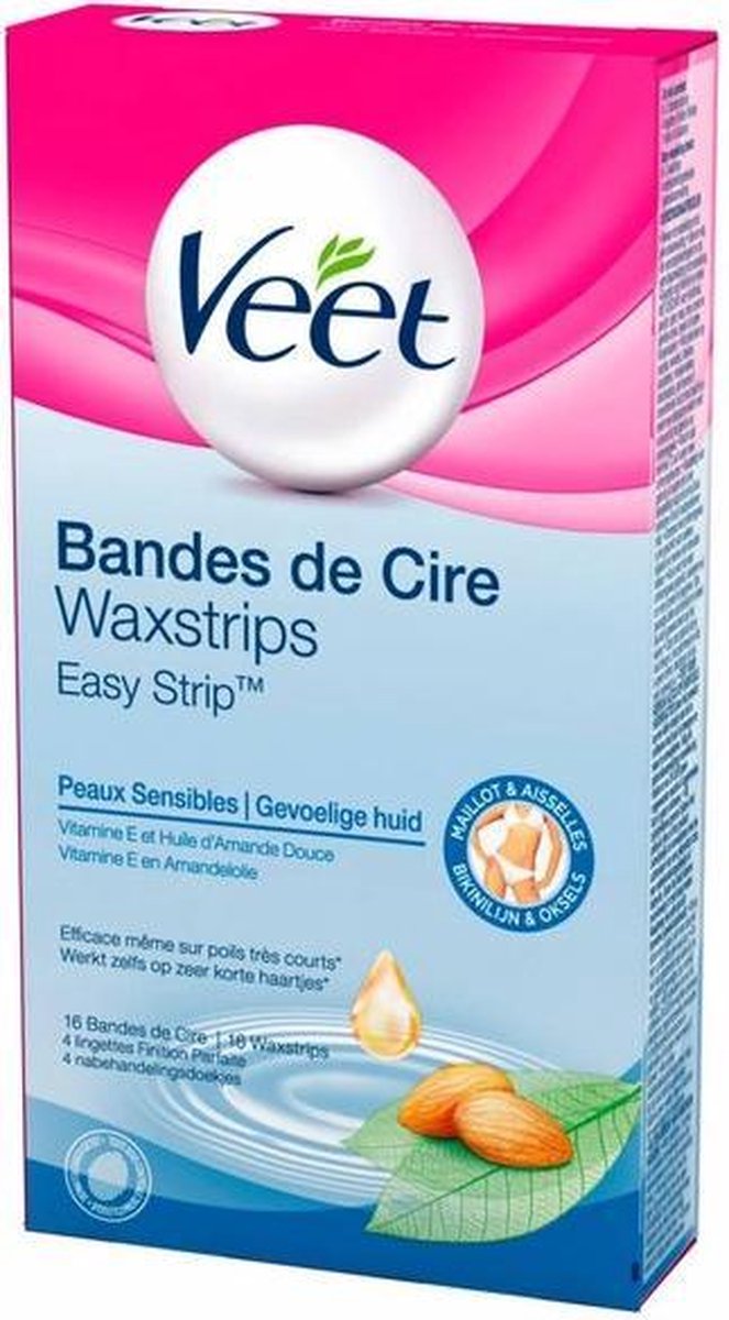 Veet Bikinilijn & Oksels Waxstrips - 16 Stuks