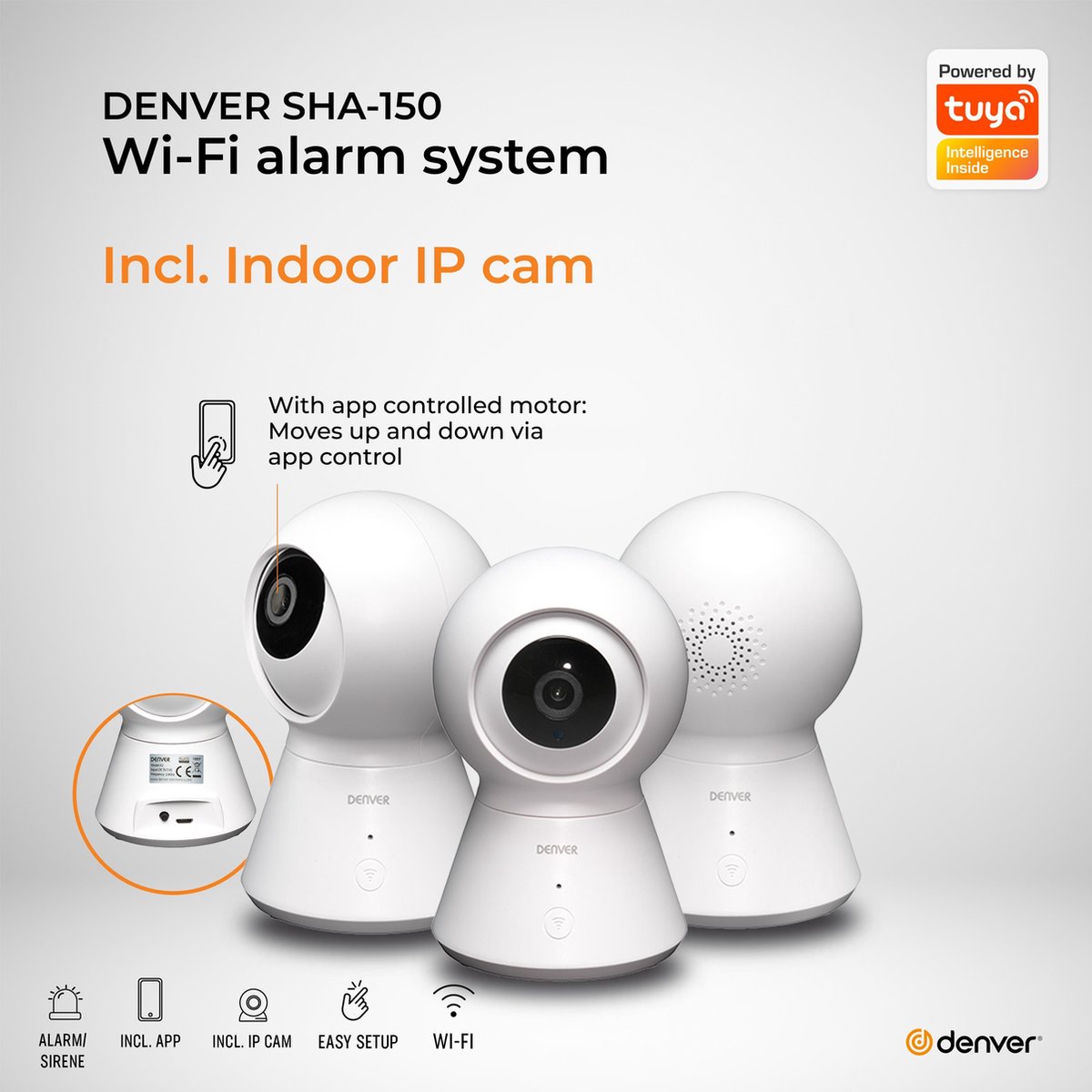 Denver SHA-150 Smart Home Alarmsysteem - 10-delig