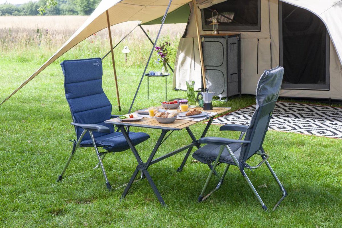 Bo-Camp Maryland 72 x 111 cm Camping Roltafel - Zwart