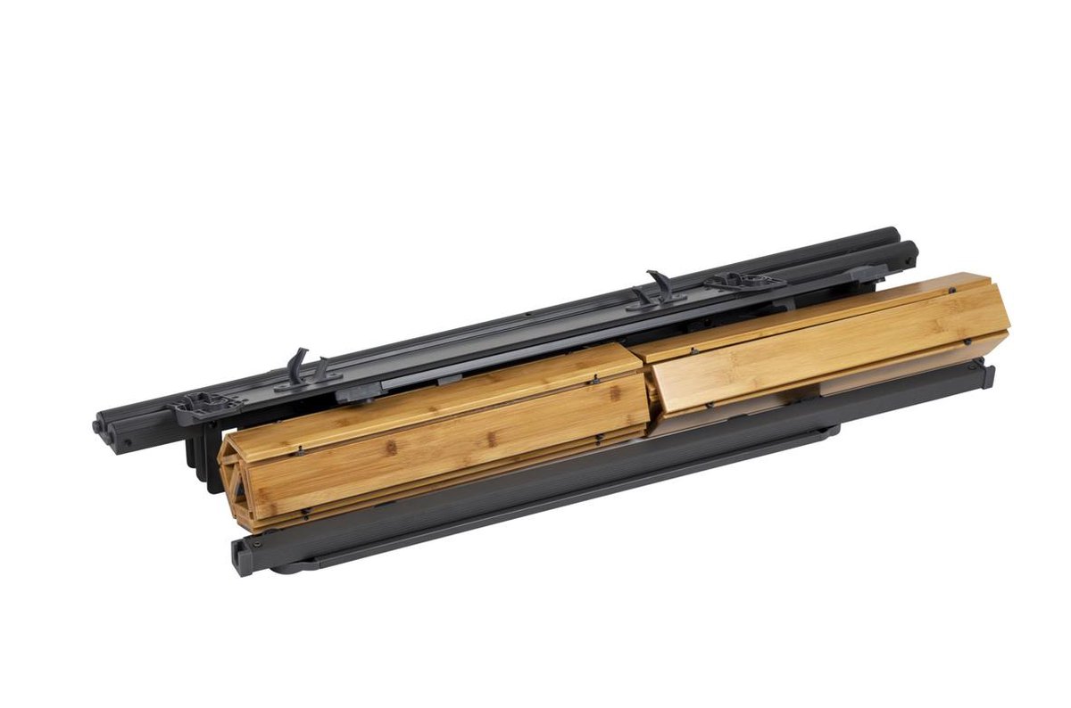 Bo-Camp Maryland 72 x 111 cm Camping Roltafel - Zwart