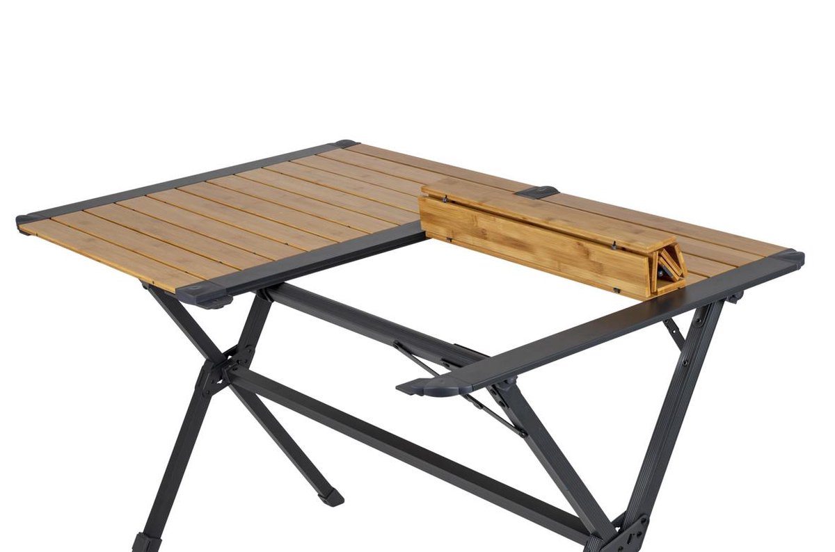 Bo-Camp Maryland 72 x 111 cm Camping Roltafel - Zwart