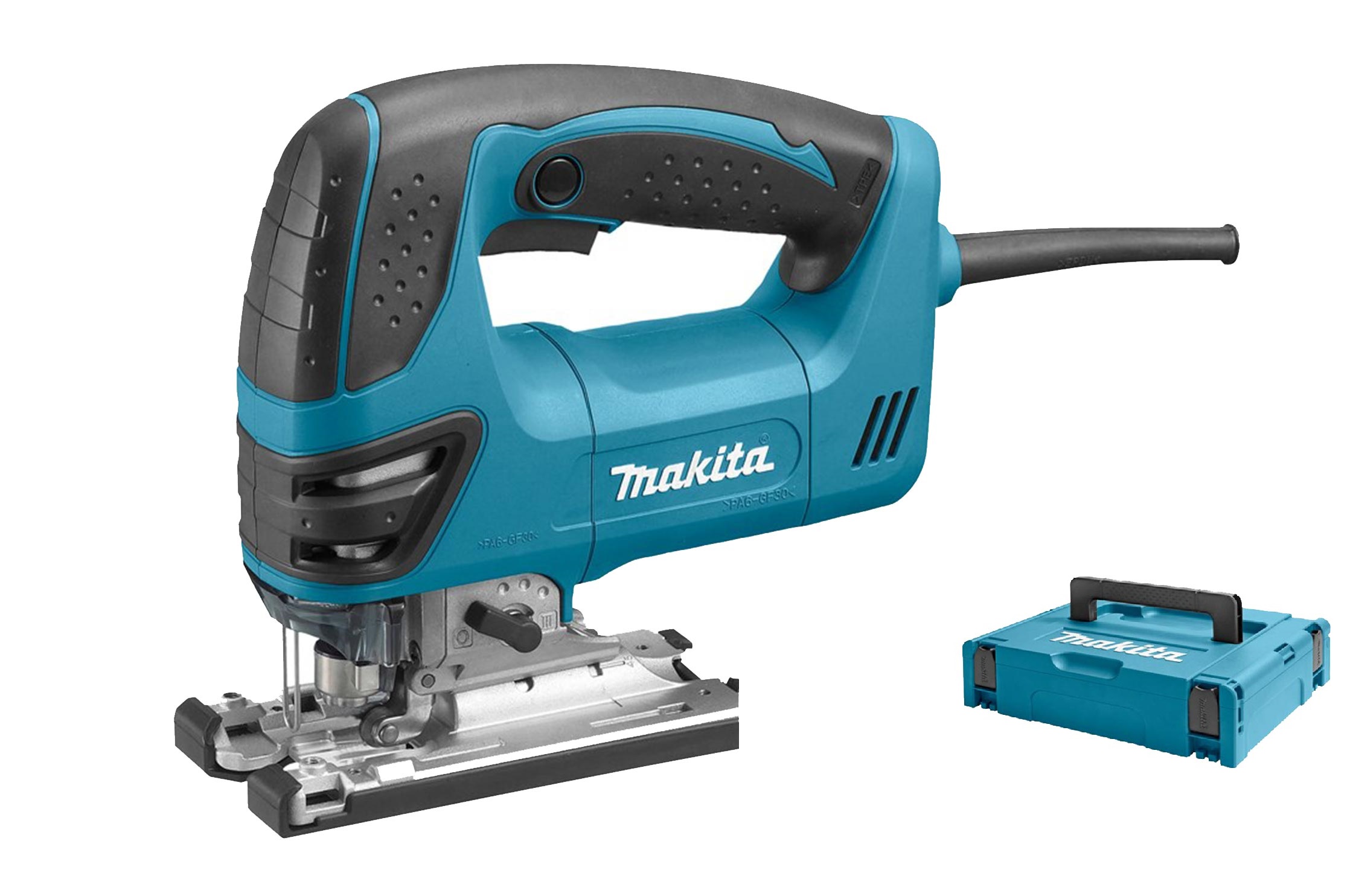 Makita 4350FCTJ Decoupeerzaag in Mbox - 720W - D-greep - variabel - Blauw