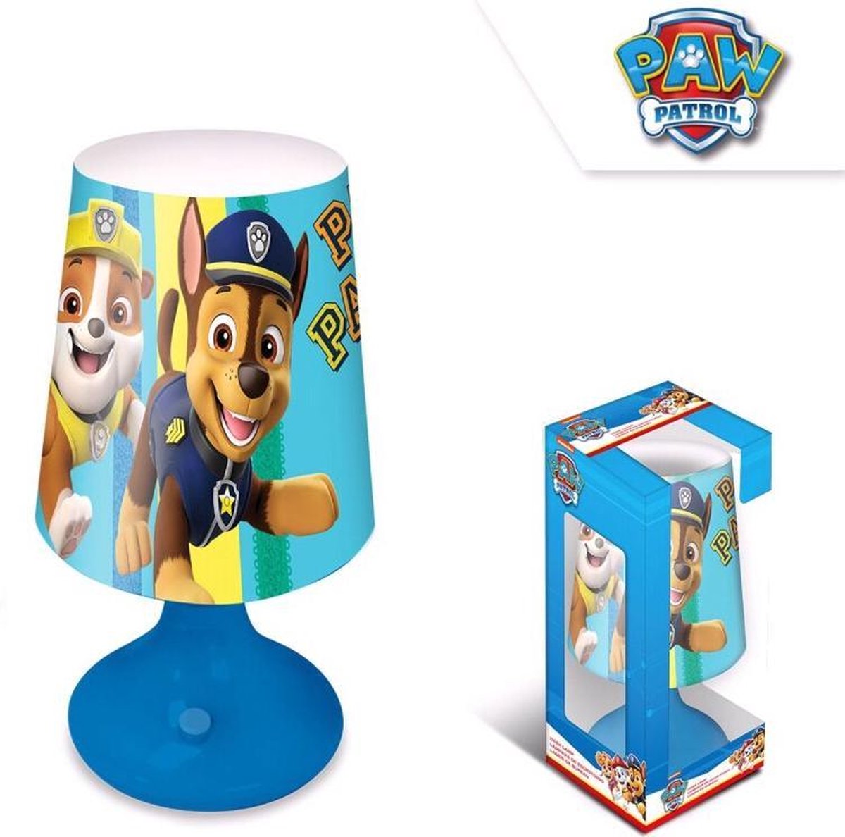 Nickelodeon Tafellamp Paw Patrol Junior 18 Cm/geel - Blauw