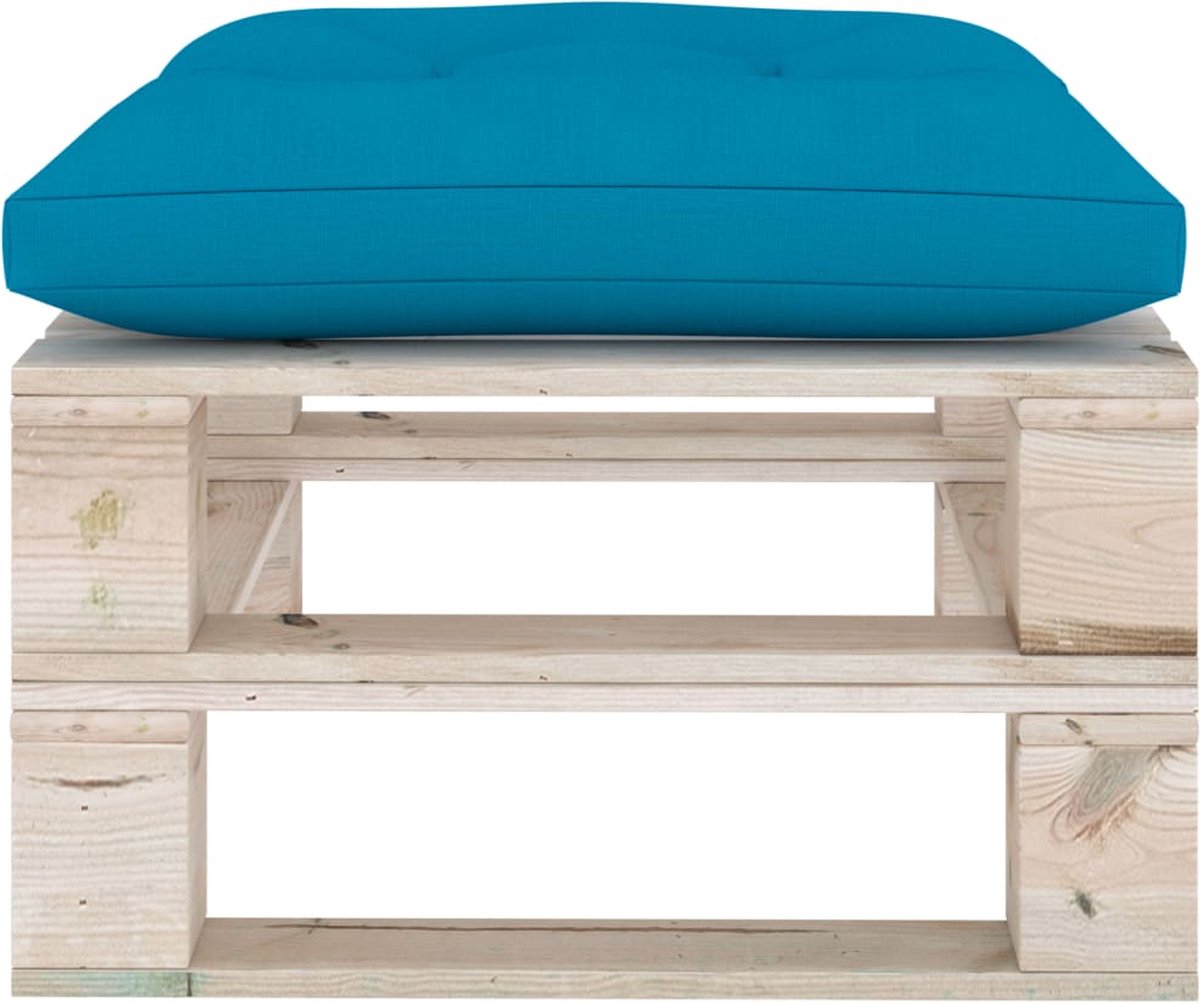 Vidaxl 6-delige Loungeset Met Kussens Pallet Grenenhout - Blauw