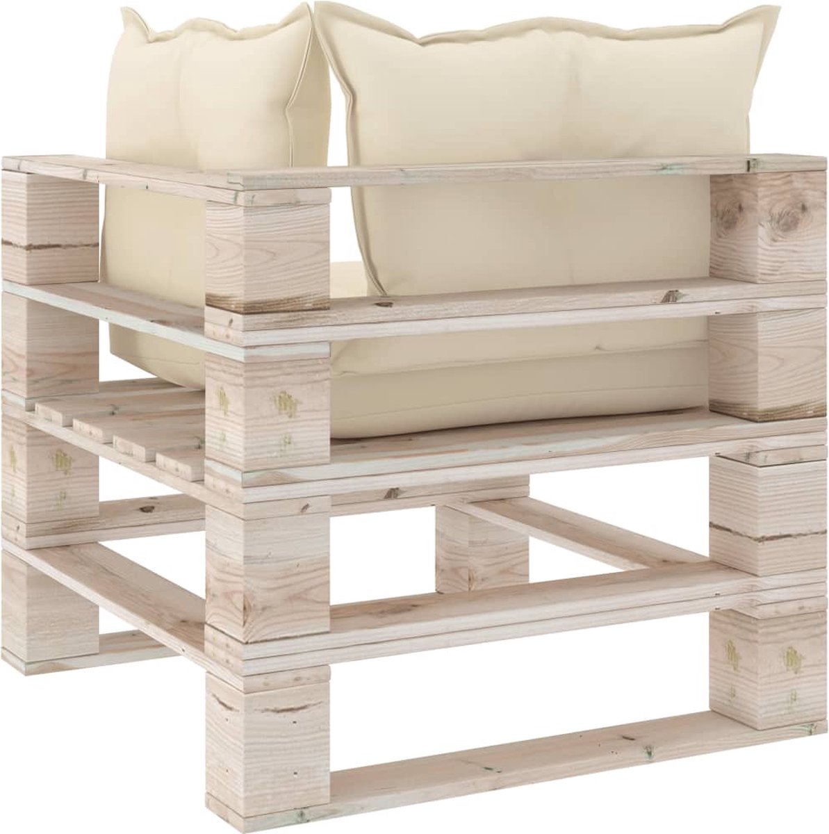 Vidaxl 8-delige Loungeset Met Kussens Pallet Grenenhout