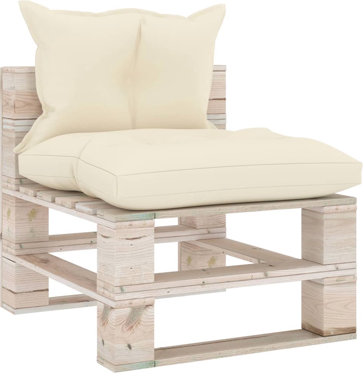 Vidaxl 8-delige Loungeset Met Kussens Pallet Grenenhout