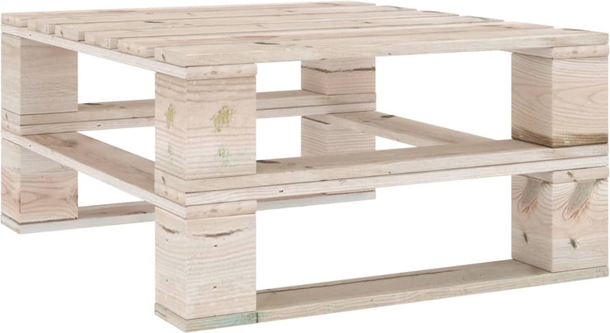 Vidaxl 6-delige Loungeset Met Kussens Pallet Grenenhout - Zwart