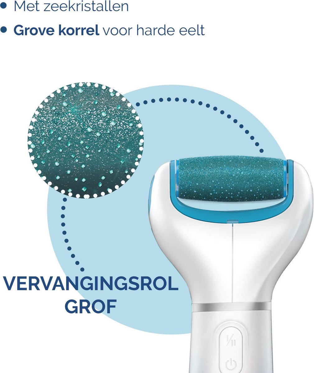 Scholl Velvet Smooth Elektrische Voetenvijl Rollers - 2 Stuks Fijn