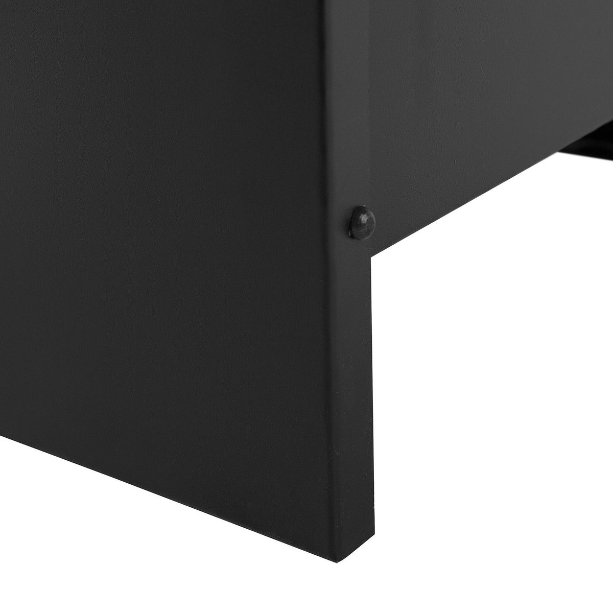 Beliani Shiga Vuurkorf Staal 40 X 40 Cm - Zwart