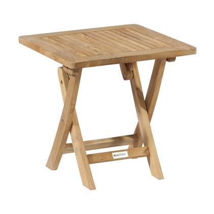 Exotan Inklapbare tuintafel B 45 x D 45 cm - Bruin