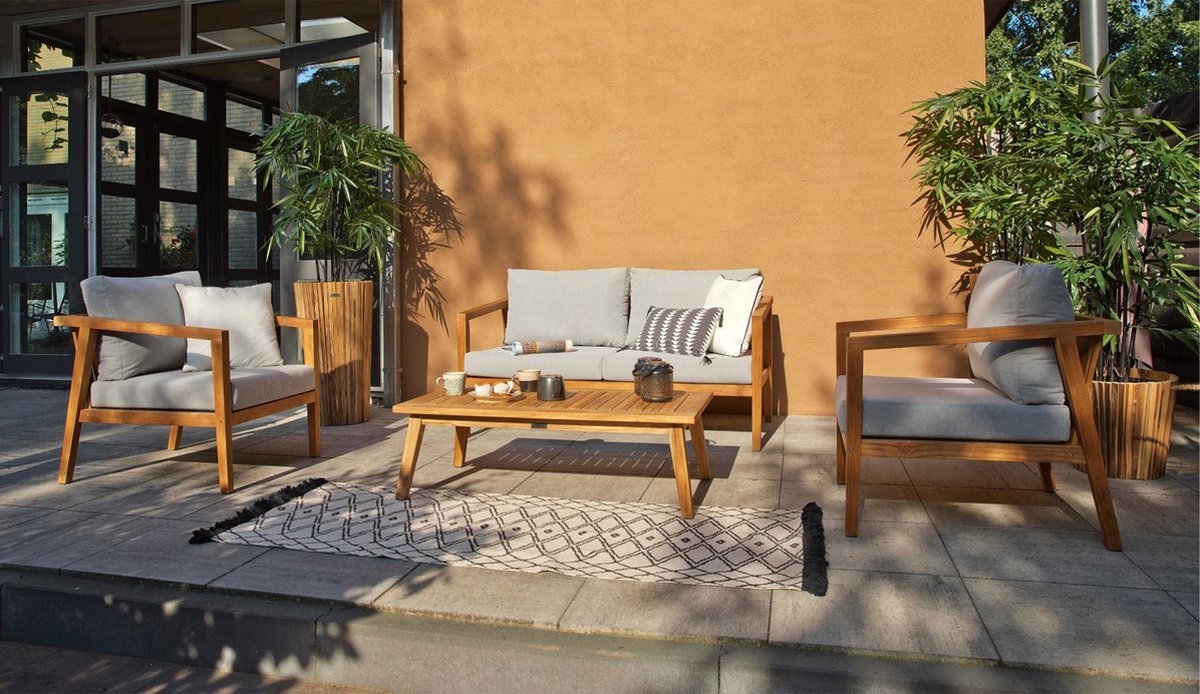 Exotan Lucca Teak Loungeset