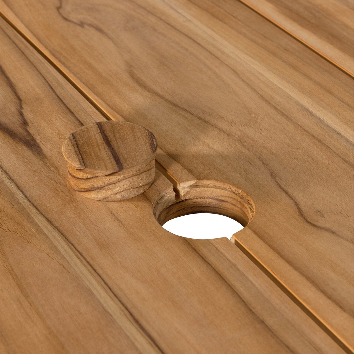 Exotan Stella FSC Teak Tuintafel 220 x 100 cm - Bruin