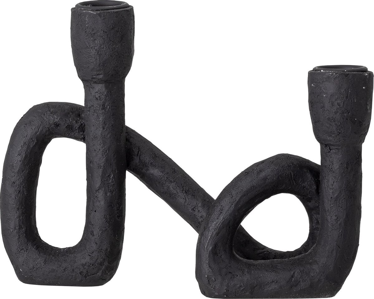 Bloomingville Mashel Kandelaar - Zwart