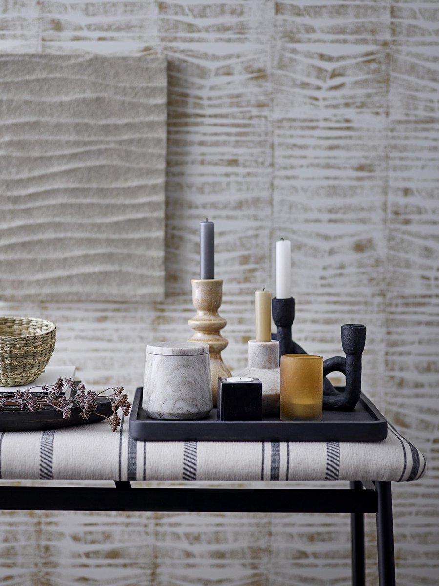 Bloomingville Mashel Kandelaar - Zwart