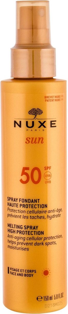 Nuxe Sun - Sun Melting Spray Face & Body Spf50