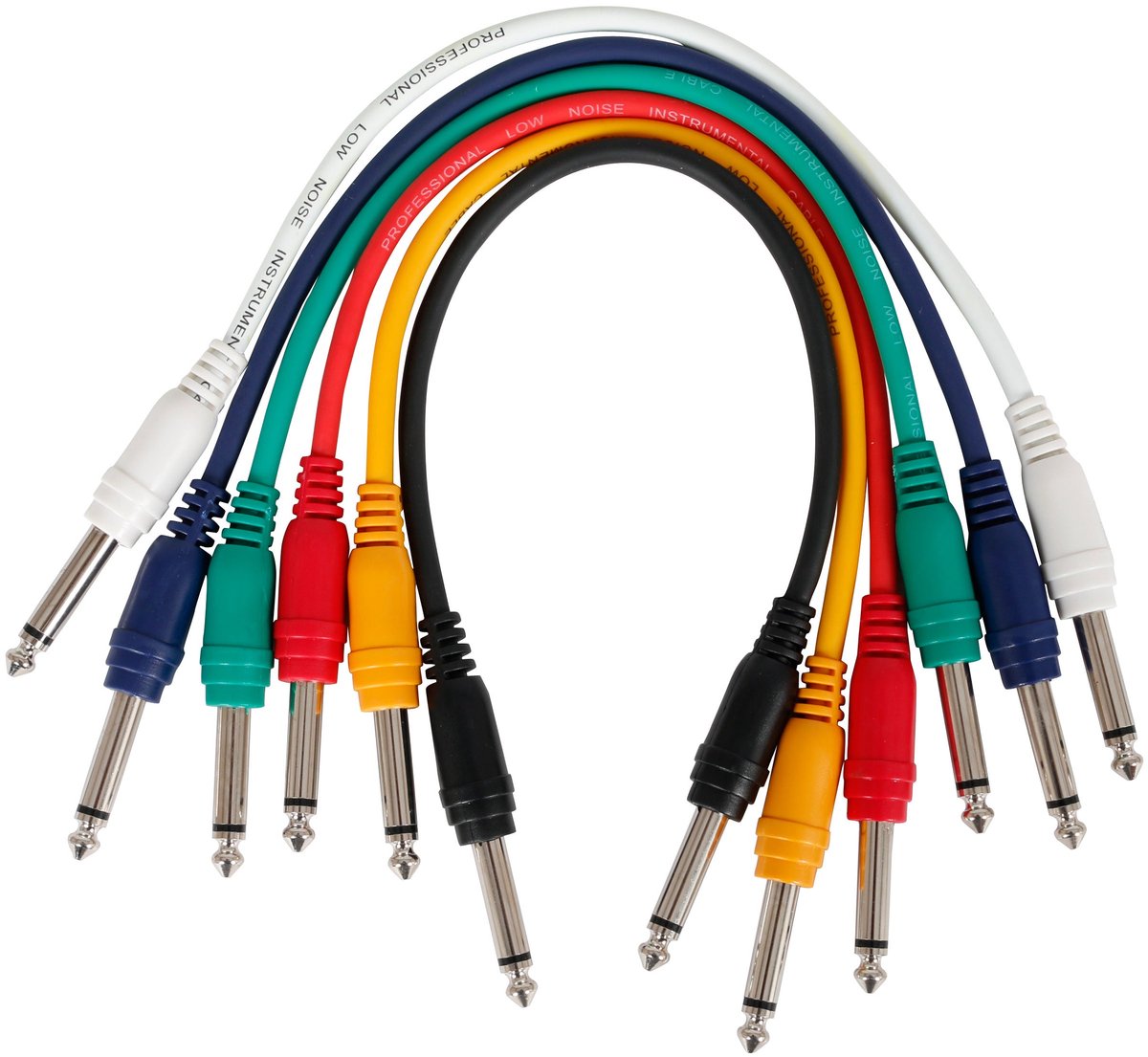 Devine PATCH6363-RB-30cm patchkabel 6.3 mm mono 6-pack 30 cm