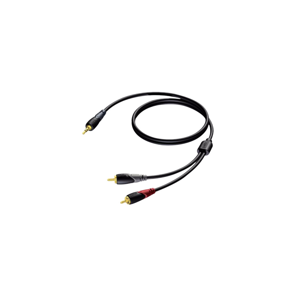 Procab CLA711/10 3,5mm male - 2x RCA - 10 meter.