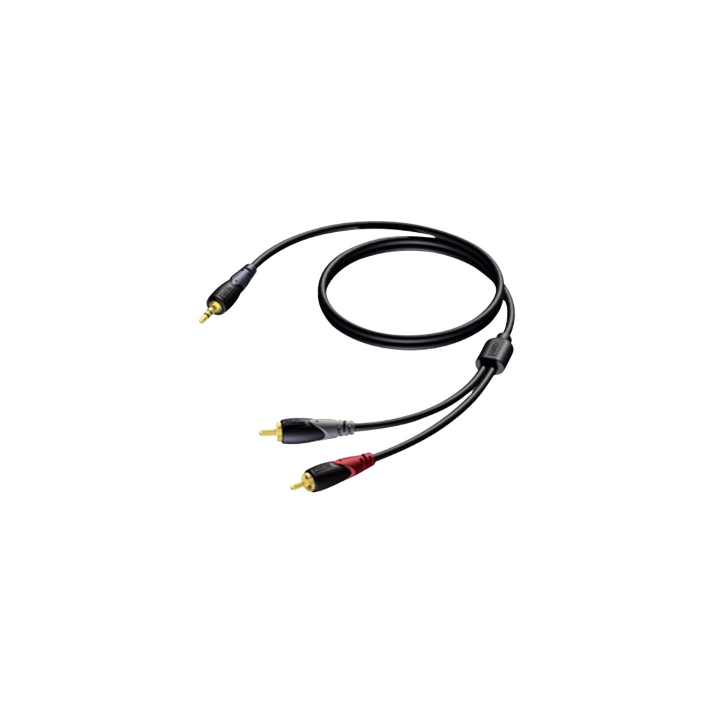 Procab CLA711/5 3,5mm male - 2x RCA 5 meter