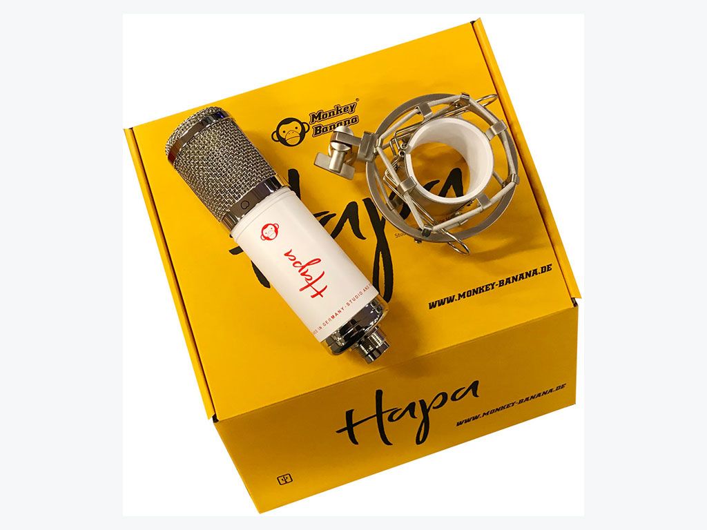 Monkey Banana Hapa USB condensator microfoon (wit)