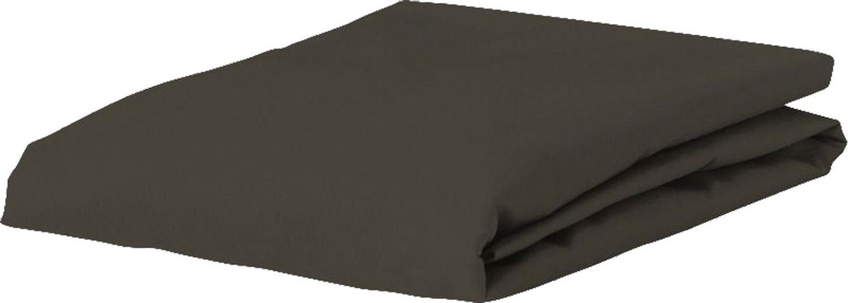 Essenza Satin Hoeslaken - 100% Katoen-satijn - 1-persoons (90x210 Cm) - Taupe - Beige
