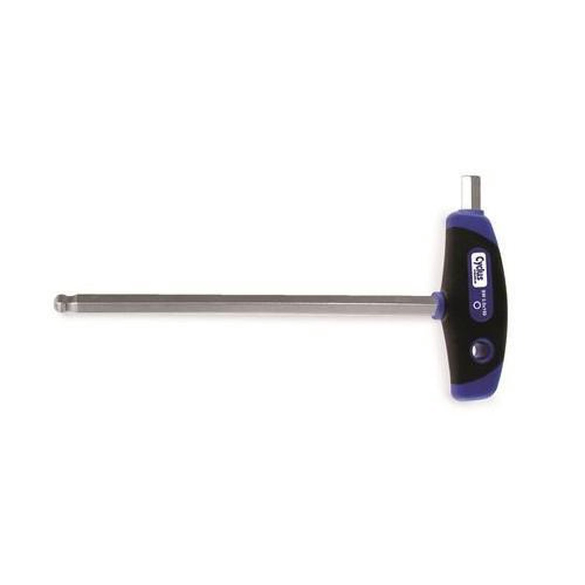 Cyclus Inbussleutel Kogelkop T-greep 3x100 - Blauw