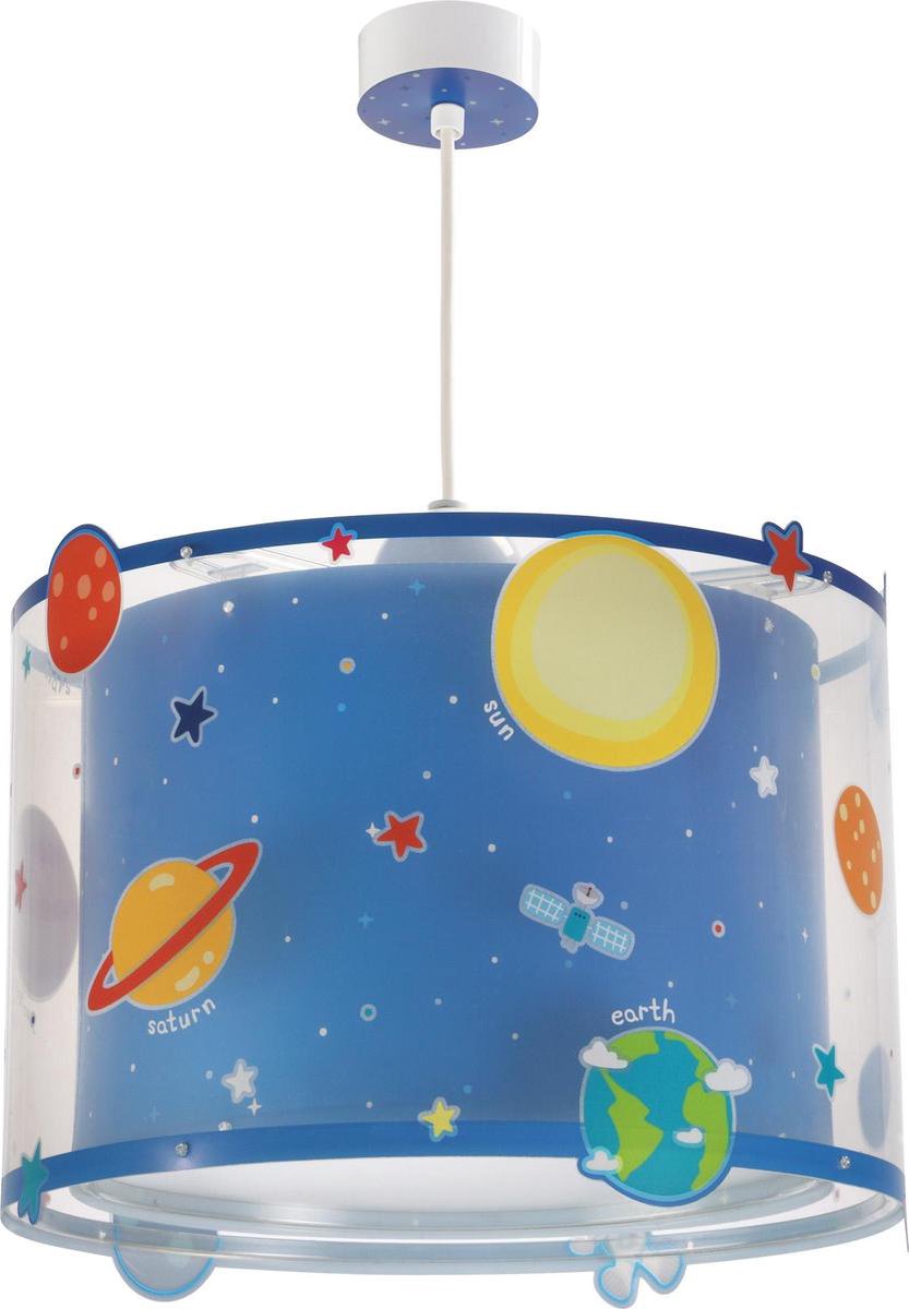 Dalber Hanglamp Planets Glow In The Dark 33 Cm - Blauw