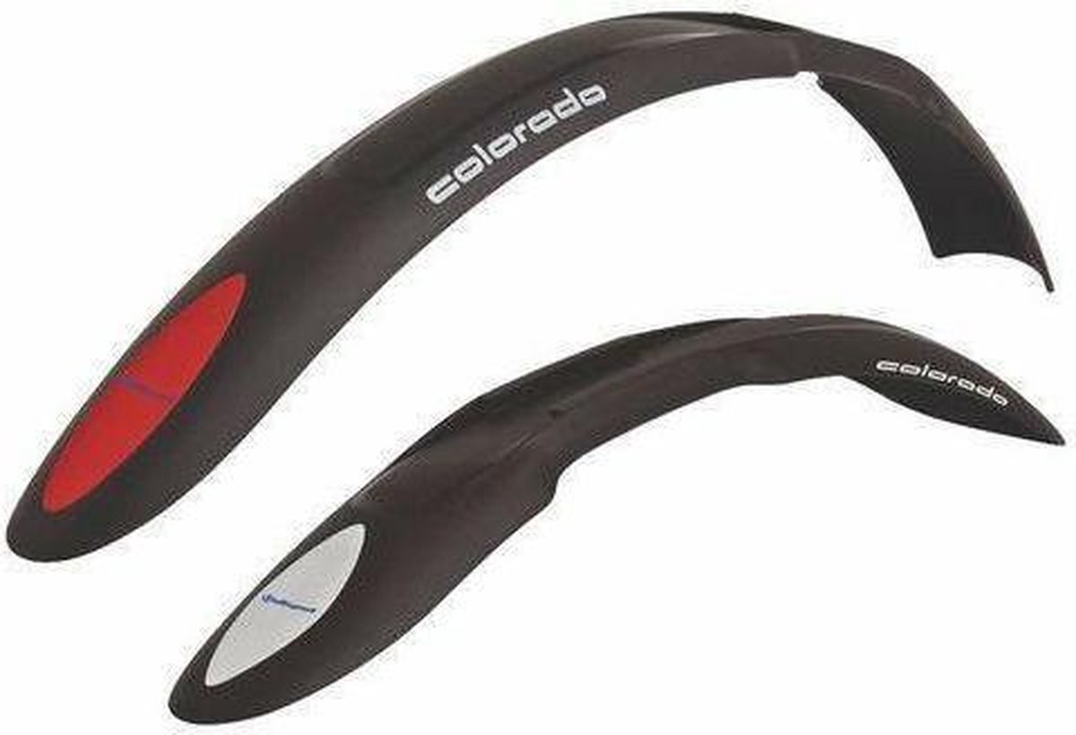 Polisport Spatborden Set Colorado 20-24 Inch - Zwart