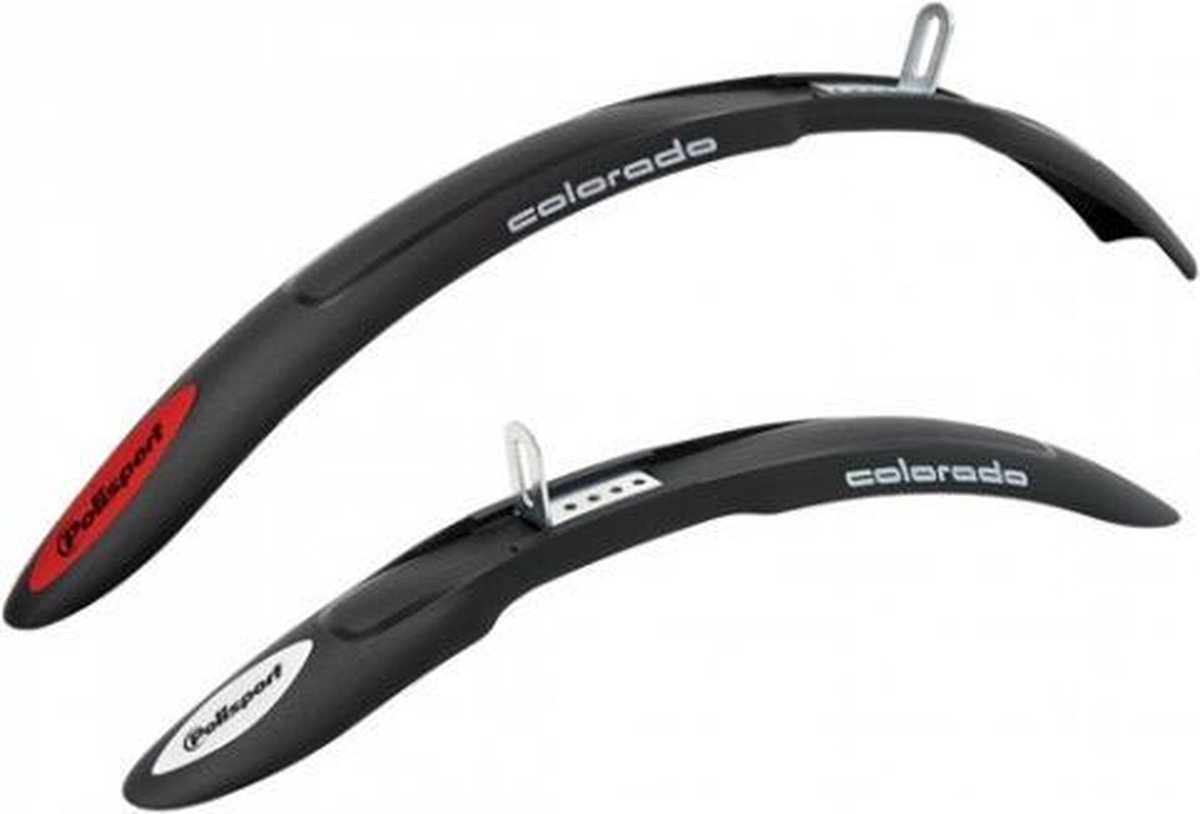 Polisport Spatborden Set Colorado 20-24 Inch - Zwart