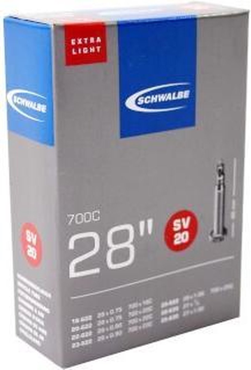 Schwalbe Binnenband 27/28 X 0.75/1.00 (18/25-622) Fv 40 Mm - Zwart