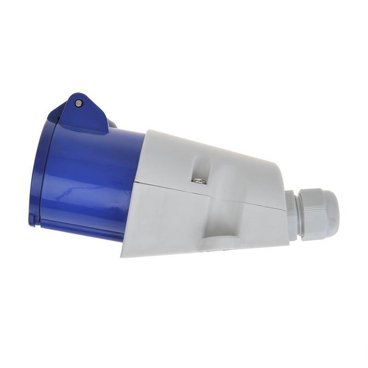 Universeel Proplus Wandcontactdoos Cee Opbouw 16 Ampère 3-polig/wit - Blauw