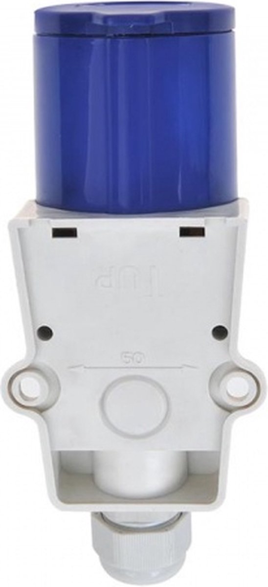 Universeel Proplus Wandcontactdoos Cee Opbouw 16 Ampère 3-polig/wit - Blauw